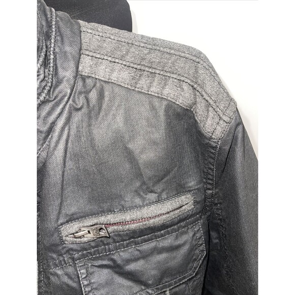 buckle black mens long sleeve zip up jacket fit no 48 size Small - Picture 8 of 12